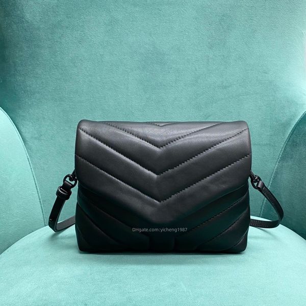 

10a quality designer y shoulder bags fashion luxury cowhide leather bags mini style woman handbag crossbody bag thread sheepskin classic lou, Black;red