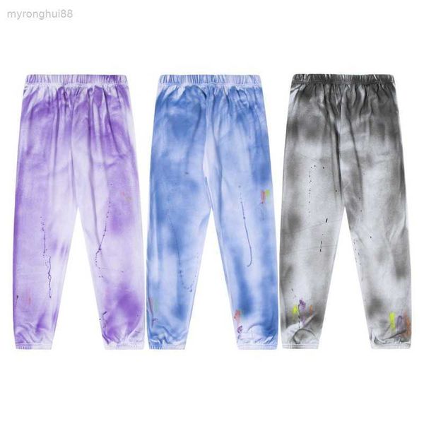 

men's pants trendy los angeles tie dyed straight leg for and spgx, Black
