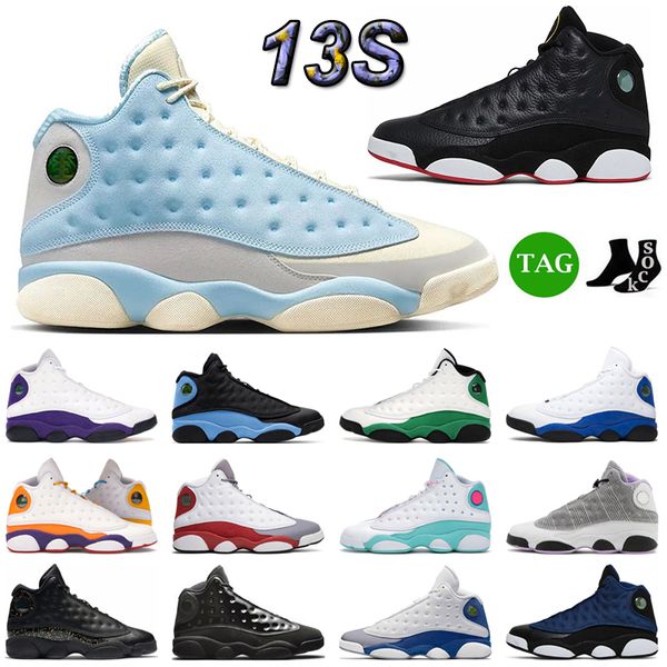 

13 13s basketball shoes men women university brave blue navy red flint court purple black flint mens trainers outdoor sports sneakers size 4