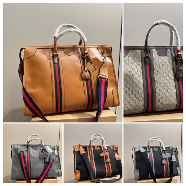 

duffel bags for men and women g logo print bauletto handbags big capacity shoulder bag traveling fashion bag with logo and 5 color stock 53*