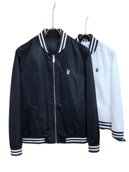 

men's jacket windbreaker thin coat men's and women's waterproof coat spring and autumn casual trend letter clothing jacket co, Black;brown