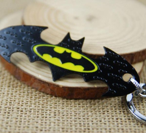 

selling movie series key chain batman logo keyring keychain for keys promotion gifts w9722439119, Silver