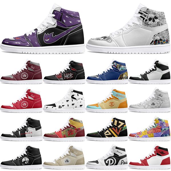 

winter autumn Customized Shoes 1s DIY shoes Basketball Shoes damping Males 1 Female 1 Anime Character Customized Personalized Trend Versatile Outdoor Shoes