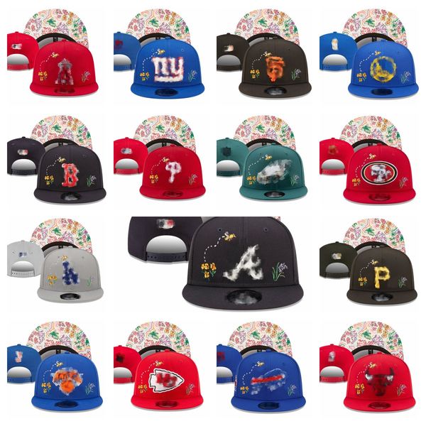 

embroidery snapbacks hats all teams logo designer sports hockey flex mesh beanies fitted hat cotton snapbacks cotton football hats hip hop o, Black;white
