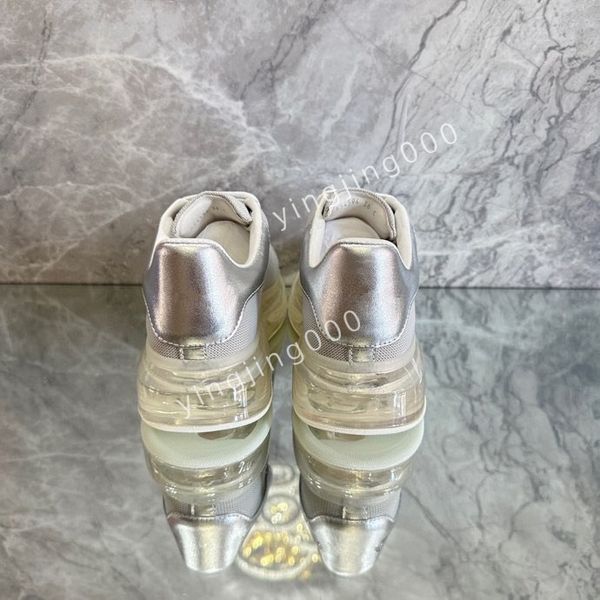 

2023brand designer sneakers women casual shoes platform loafers trainers black leather shoes chunky round head sneaker