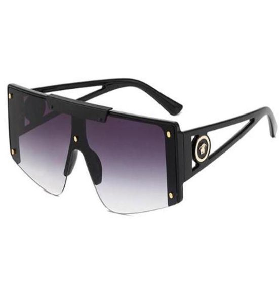 

gradient sunglasses ladies oversized square shades one piece lens fashion sunglasses women 2020 hollow out glasses4842267, White;black