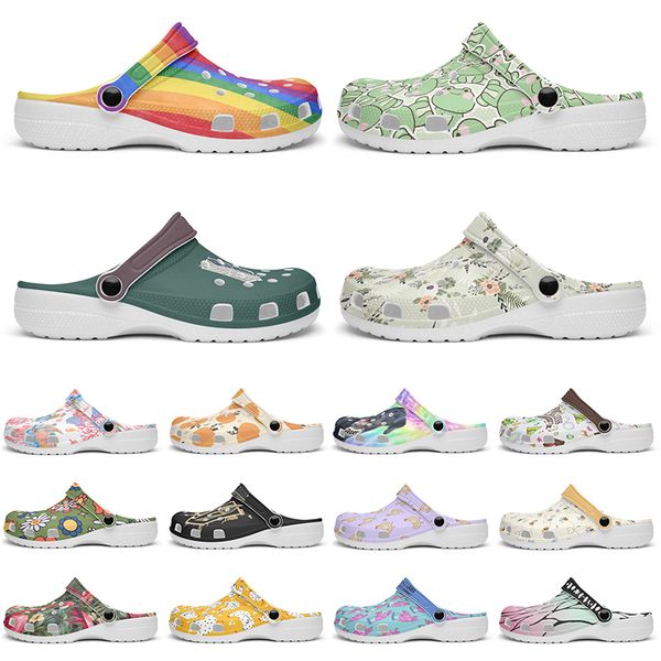 

Customized clean exquisite fashionable comfortable beautiful Diy shoes for men and women's indoor slippers 102368