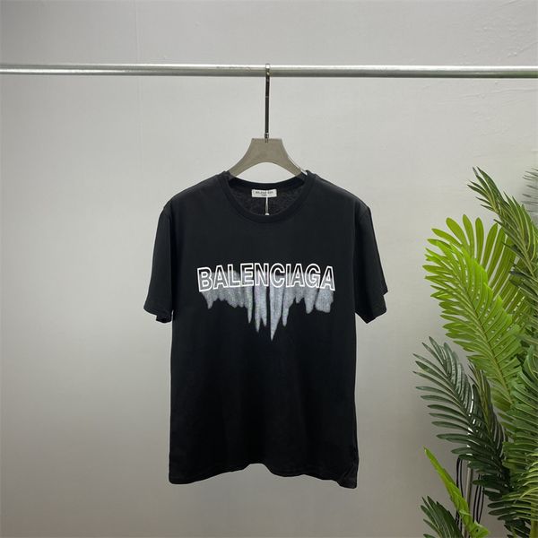 

2023new mens womens designer t shirt printed fashion man t-shirt cotton casual tees short sleeve luxury hip hop streetwear tshirtszp#64, White;black