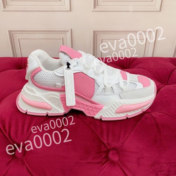 

new luxury excellent sneakers men women shoes genuine designer shoes leather trainer fashion sports platform, Black