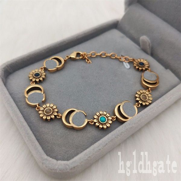 

tiger love bracelets letters designer bracelet daisy golden colour womens unique luxury crystals metal classics charm bracelet jewellery vin, Golden;silver