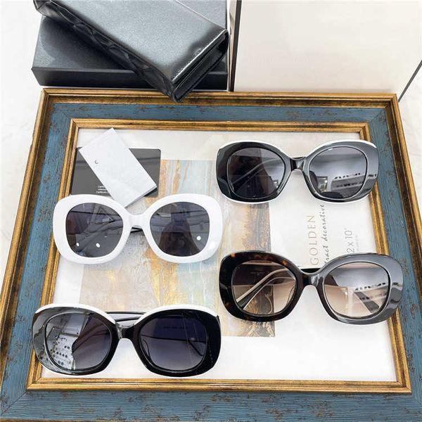 

sunglasses frames xiaoxiang new fashion hepburn sunglasses star same large frame sunglasses ch71414, Silver