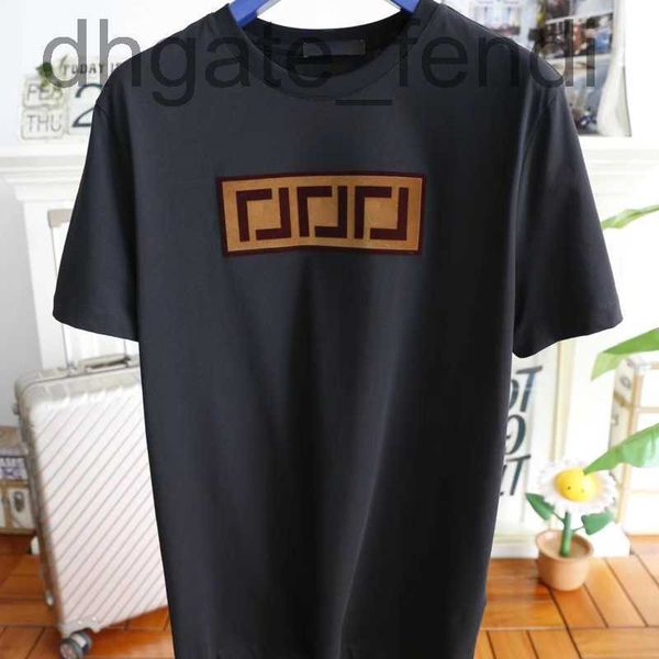 

men's plus tees & polos designerf printed short-sleeved t shirt men women sweatshirt designer tshirt round neck pullover shirts tshirts, Black;brown