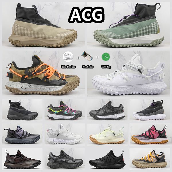 

acg mountain hiking shoes clay green khaki metallic silver black white dark grey sea glass brown basalt flash crimson lime ice trainers for