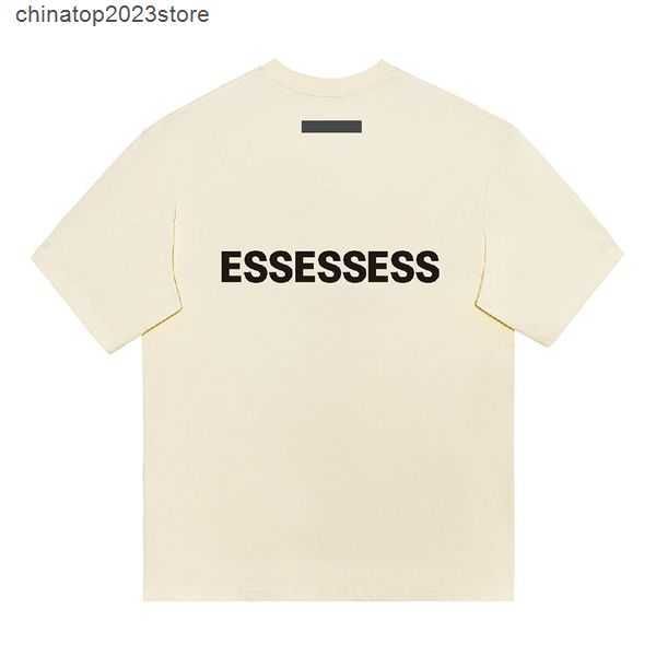 

men's t-shirts designer shirts essent t shirt street casual essentail tshirt loose men women summer luxury shorts essen tshirts chest p, White;black