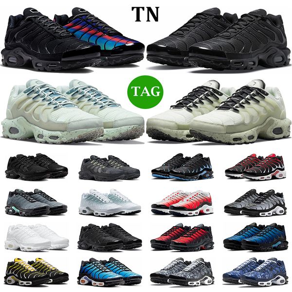 

men women tn plus running shoes terrascape tn plus 3 triple black white unity ice blue wild prints gold bullet mens trainers outdoor sneaker