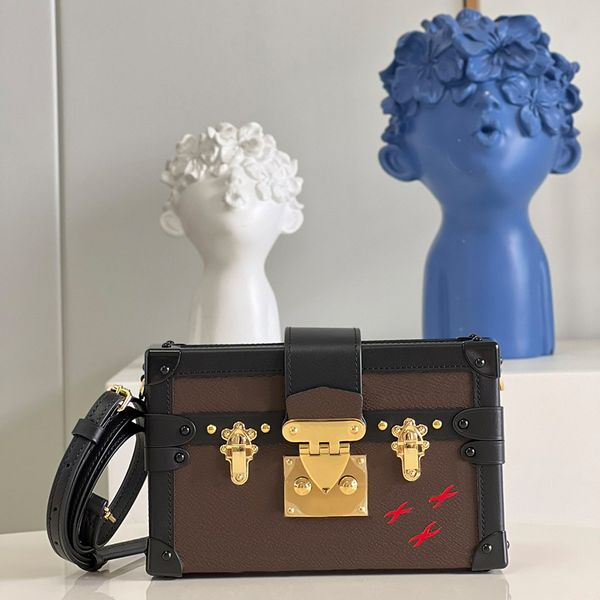 

luxury box bag designer flap bag 20cm genuine leather crossbody bag delicate knockoff handbag with box yl161