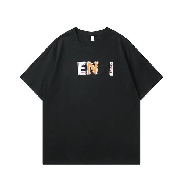 

2023 fashion casual men's t-shirt designer summer t-shirt luxury brand breathable crewneck t-shirt asian size m-3xl-1993-4, White;black