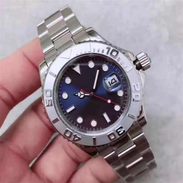 

luxury mens watch grey dial sapphire glass stainless steel strap automatic mechanical movement 116622 40mm men yacht watches287o, Slivery;brown