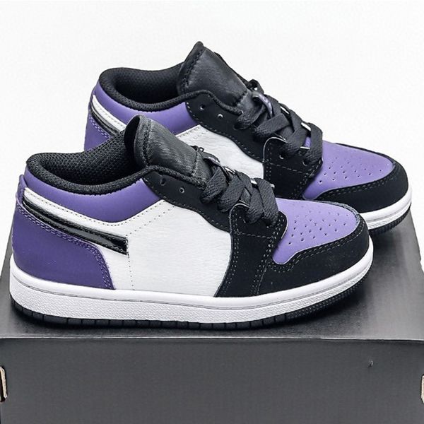 

jumpman 2023 1 basketball shoes boys girls children toddler sport trainer obsidian youth kids outdoor sneaker size 2, Black