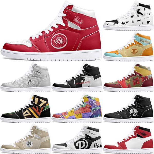 

winter autumn Customized Shoes 1s DIY shoes Basketball Shoes damping males boys girl females Anime Character Customization Personalized Trend Outdoor Shoe