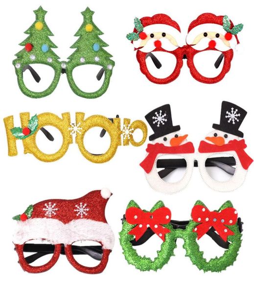 

20pcslot christmas tree glasses snowman frame happy new year kids favors xmas gift festival party supplies4765830, Silver