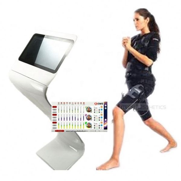 

20 minutes professional ems fitness equipment wireless&wired electro muscle stimulator ems training suit machine