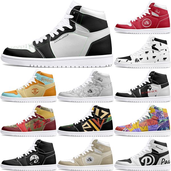 

winter autumn Customized Shoes 1s DIY shoes Basketball Shoes damping male boys girl female Anime Character Customization Personalized Trend Outdoor sneaker