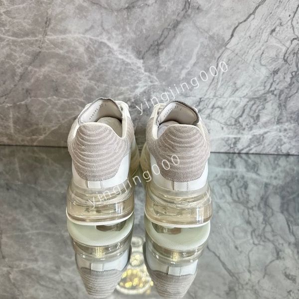 

2023new designer sneakers casual shoes platform loafers trainers black leather shoes chunky round head sneaker