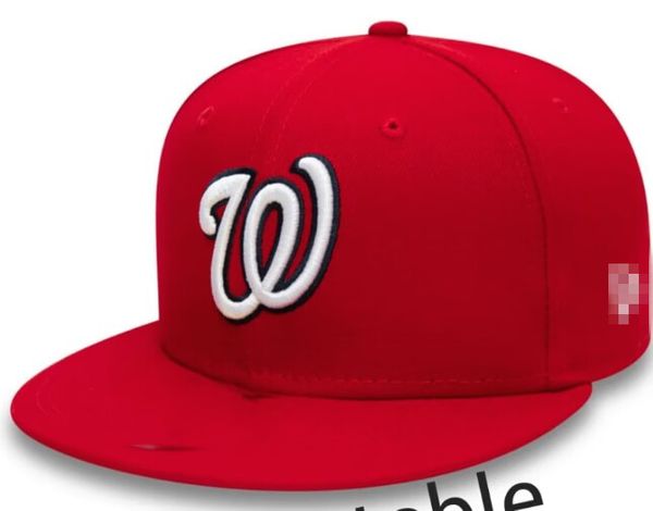 

2023 nationals w letter baseball caps hip hop casual snapback hats for men women gorros gorras bones h23-4.13, Black;white