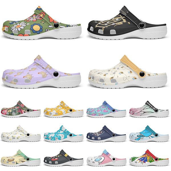 

Customized clean exquisite fashionable comfortable beautiful Diy shoes for men and women's indoor slippers 101484