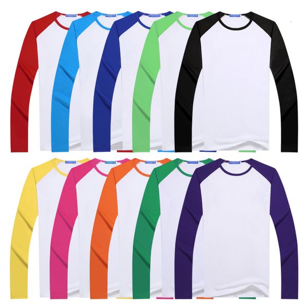 

family matching outfits spring autumn long sleeve modal t-shirts for kids sublimation blank white family matching outfits 230412, Blue