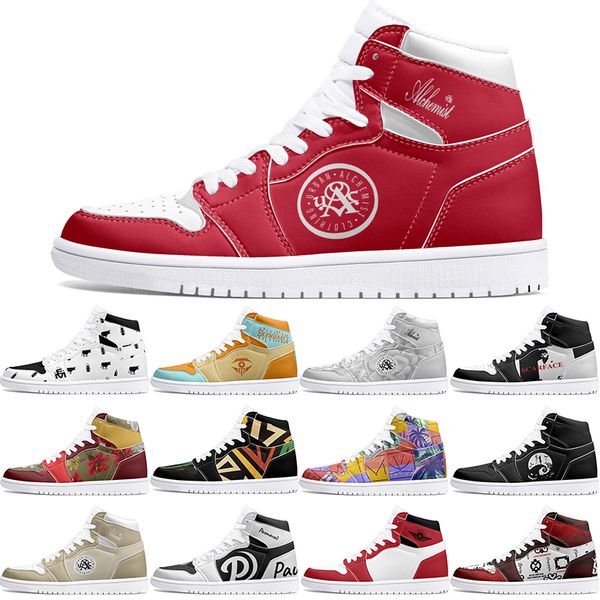 

winter autumn Customized Shoes 1s DIY shoes Basketball Shoes damping males 1 Women 1 Anime Customized Character Trend Versatile Outdoor Shoe