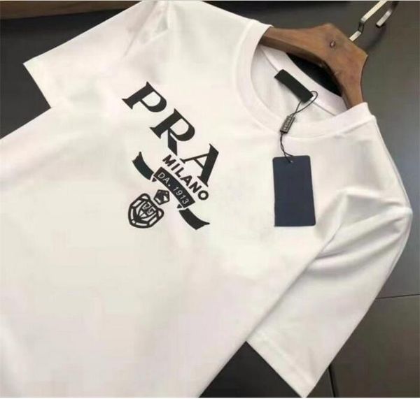 

summer mens designer tees casual man womens loose tees with letters print short sleeves sell luxury men t shirt size s-xxxxl, White;black