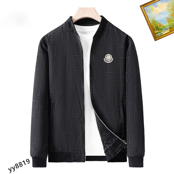 

men's jacket windbreaker thin coat men's and women's waterproof coat spring and autumn casual trend letter clothing jacket co, Black;brown