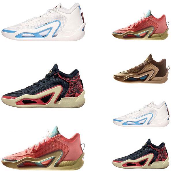 

basketball shoes 2023 tatum 1 zoo st louis pink lemonade 1s barbershop sneakers men women white university red blue gold man sports 40-46