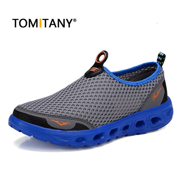 

water shoes men aqua shoes outdoor breathable beach shoes lightweight quickdrying wading shoes sport water camping summer sneakers shoes 230, Black