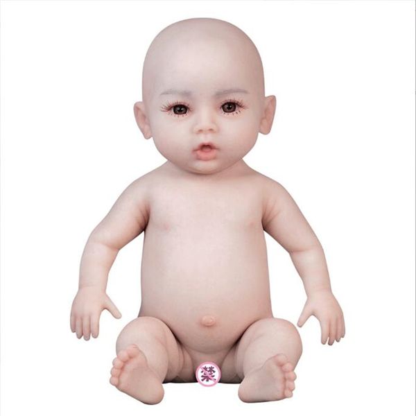 

47cm children cloth art mannequin for all simulated silicone full body accompany baby training props display e184, Khaki