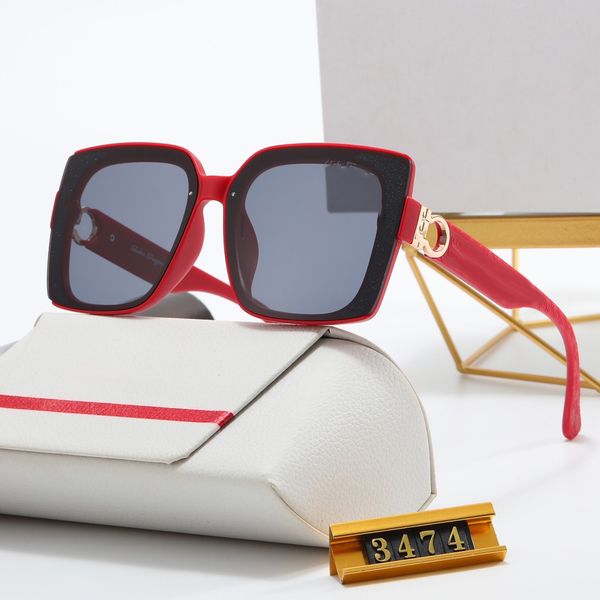 

23 luxury sunglasses designer sunglasses womens classic half frame rectangular glasses gradient lens polarized driving sunscreen sunglasses, White;black
