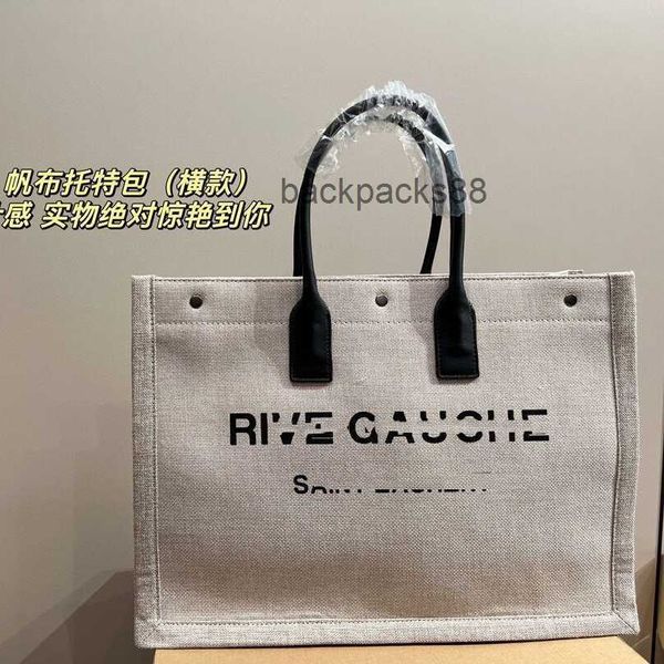 

small spring/summer large yslsbags designer 2023 bag travel new tote capacity shoulder women's commuter big versatile rive abrasion gau