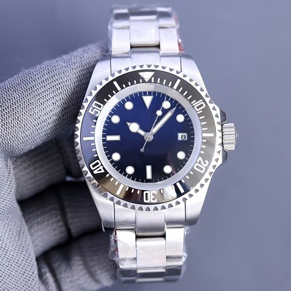 

fashion gradient colour dial mens watches automatic winding mechanical watch stainless steel strap casual business wristwatches orologi di l, Slivery;brown
