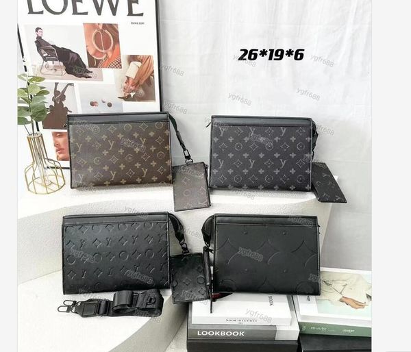 

new men bags shoulder bag handbags work briefcase message bag man fashion casual cross body bag designer women's bag classic men clutch