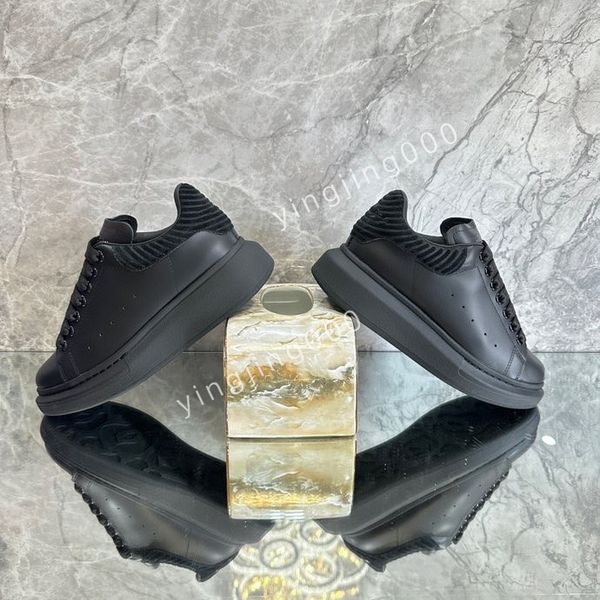 

r mens women sneakers brand casual shoes platform loafers trainers black leather shoes chunky round head sneake