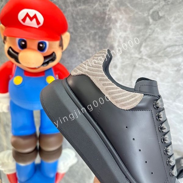 

2023new designer men women sneakers brand casual shoes platform loafers trainers black leather shoes chunky round head sneake