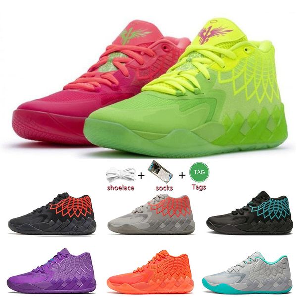 

mens basketball shoes lamelo ball buzz city lo ufo not from here queen city rock ridge red rick and morty men trainers sports sneakers sneak