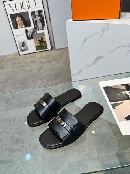 

men's and women's couples' sandals slippers classic summer outdoor slippers trend casual outwear beach slippers 0401, Black