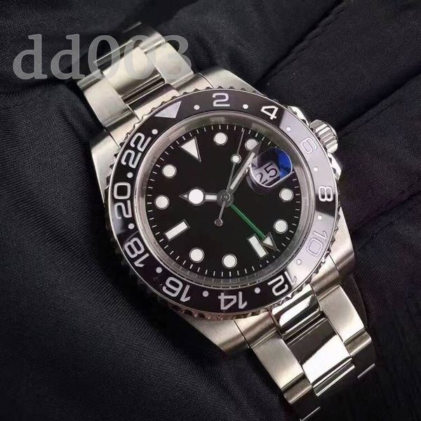 

designer watches luxury watch for men gmt plated gold 41mm montre homme business party sapphire stainless steel womens watch luminous sb009, Slivery;brown