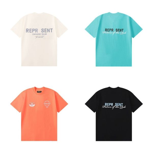 

men's t-shirts mens t shirts summer women designers loose tees represents tshirts brands man skateboard shirt luxurys clothing street, White;black