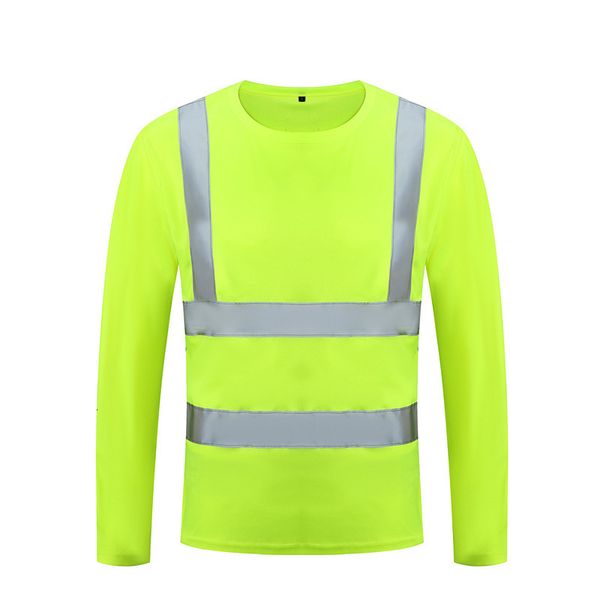 

men's t-shirts men summer polyester high visibility safety reflective short sleeve t-shirt tee streetwear t-shirts men clothing 230413, White;black