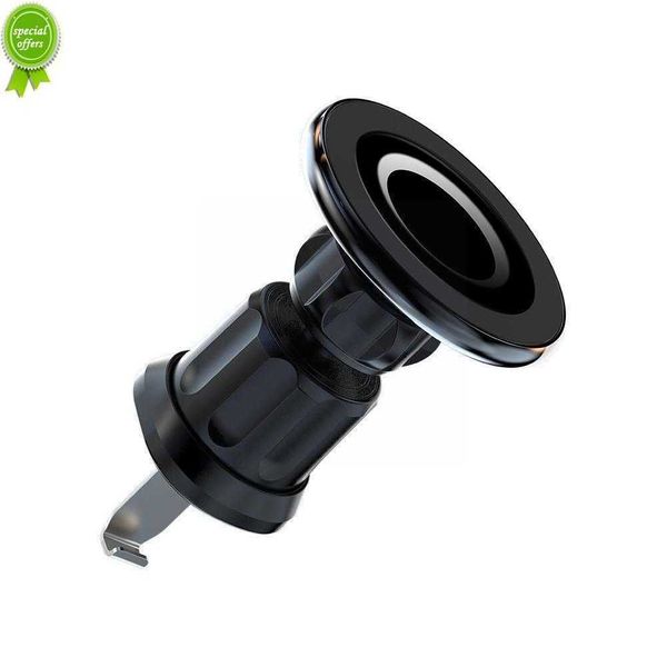 

new magnetic car phone holder metal hook lock for magsafe 360 rotation air vent clip mount for iphone 14 13 12 k4i4