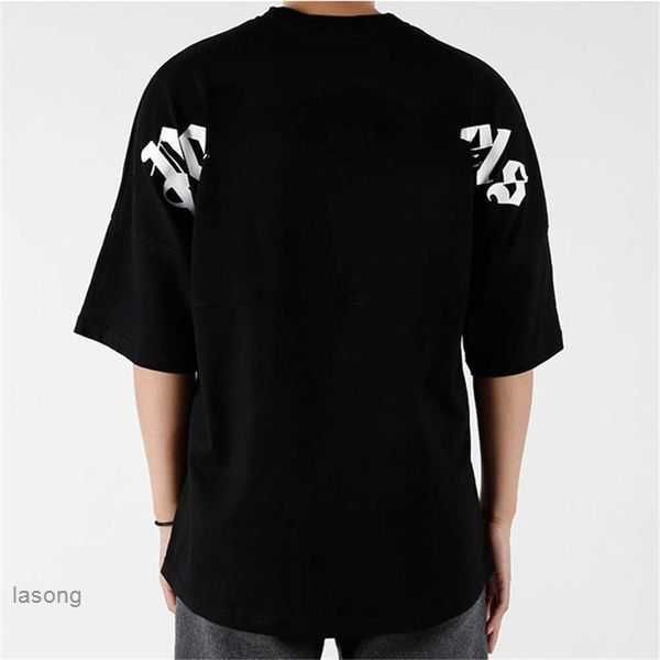 

22s men's t shirs shir palms palmangel ciy designer limied inkje graffii leer prining women's sailboa shor-sleeved casual faakp5x6, White;black